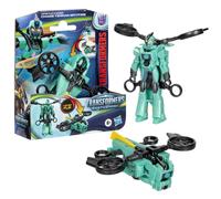 Transformers EarthSpark 1-Step Flip Changer Chaos Terran Spitfire 4-Inch Converting Robot Action Figure Interactive Toys for Boys and Girls 6 a