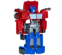 Transformers EarthSpark 1-Step Smash Changers Optimus Prime 4-Inch Action Figure Robot Toys for Boys and Girls 6 and Up