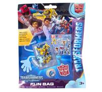 Transformers EarthSpark 5-Piece Fun Bag - Includes Stickers, Puzzle, Keyring, Splat Hand, & Bouncy Ball