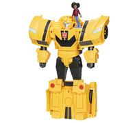Transformers - EarthSpark, action figure di Bumblebee Spin Changer da 20 cm con