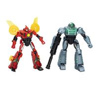 Transformers EarthSpark Cyber-Combiner Terran Twitch and Robby Malto Action Figu