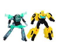 Transformers EarthSpark Cyber-Combiner Bumblebee and Mo Malto Action Figures