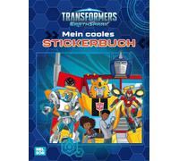 Transformers Earthspark: Mein cooles Stickerbuch: Malbuch mit Roboter-Stickern für Jungen und Mädchen ab 4 Jahren
