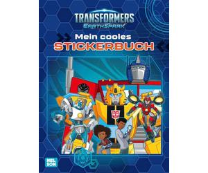 Transformers Earthspark: Mein cooles Stickerbuch: Malbuch mit Roboter-Stickern für Jungen und Mädchen ab 4 Jahren