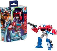 Transformers Toys EarthSpark Deluxe Class Optimus Prime, 12.5-cm Action Figure, Robot Toys for Children Aged 6 and Up