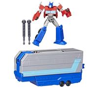Transformers EarthSpark Optimus Prime Battle Trailer Playset
