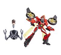 Transformers EarthSpark Terran Twitch Deluxe Figure - 5-Inch 2-in-1 Robot to Dro