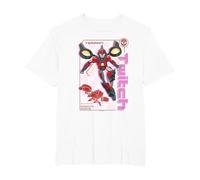 Transformers: Earthspark Twitch T-Shirt, Men's Big and Tall, White, 2X Tall