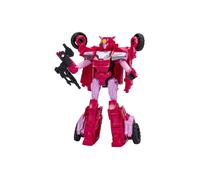 Transformers EarthSpark Warrior Class Elita-1 Action Figure - 5-Inch, 2-in-1 Tra