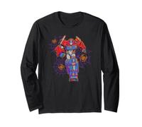 Transformers Evergreen Halloween Big Optimus Prime Poster Long Sleeve T-Shirt
