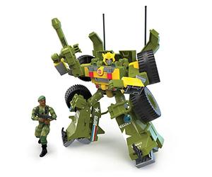 Transformers Generations Collaborative: G.I. Joe Mash-Up Bumblebee A.W.E. Striker & Lonzo “Stalker” Wilkinson Toys, Age 8 and Up