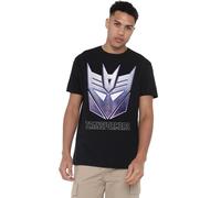 Transformers Generations Decepticon Steel Icon Logo Unisex T Shirt, Black, Medium