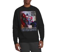 Transformers Generations Optimus Prime Comic Cover Unisex Sweatshirt, Black, Large