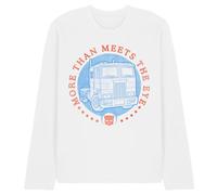 Transformers Generations Optimus Truck More Than Meets The Eye Unisex Long Sleeve T Shirt, White, Large