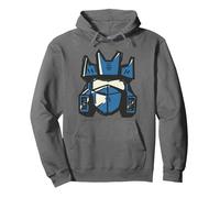 Transformers Generations Soundwave Helmet Logo Pullover Hoodie, Adult Unisex, Asphalt Grey, X-Large