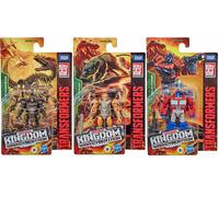 TRANSFORMERS GENERATIONS WFC KINGDOM LEGENDS VERTEBREAK,OPTIMUS PRIME,RATTRAP