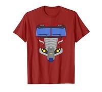 Transformers Halloween Optimus Prime Costume T-Shirt, Men, Cranberry Red, Medium