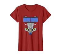 Transformers Halloween Optimus Prime Costume T-Shirt, Women, Cranberry Red, X-Small