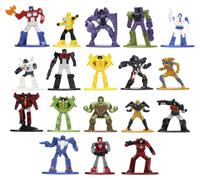 Transformers Jada Nano Metalfigs, Druckguss, Serie 3, 18 Figuren (16 Plus, 2 Gol
