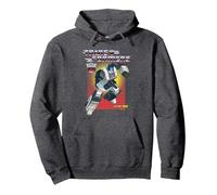 TRANSFORMERS Jazz Pullover Hoodie, Adult Unisex, Dark Heather Grey, Medium
