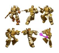 Transformers Limited Edition Gold | Series 2 | Golded Lagoon Defense | Model Kits for Ages 10+ | Collectible Action Figure Building Set | Toy Gift for Kids & Adults|6 Action Figure Kits
