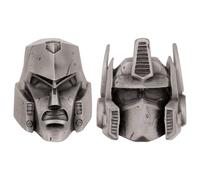 Transformers Limited Edition Set of 2 Mini Metal Helmet Replicas - Numbered in Metallics Transformers Metallics
