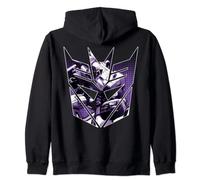 Transformers Logo Decepticon Shield Megatron Zip Hoodie