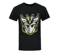 Transformers Men's Short Sleeved T-Shirt (Adult Black) in Black | Size: Small Transformers Black S