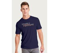 Transformers Men's Classic Logo T-Shirt in Navy | Size: Small Transformers Navy S