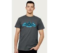 Transformers Men's Optimus Prime Blue Silhouette T-Shirt in Charcoal | Size: Large Transformers Charcoal L