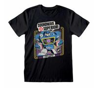 Transformers Men's Superior Soundwave T-Shirt in Black | Size: Large Transformers Black L