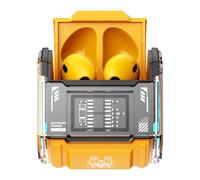 Transformers MG-C03 Bluetooth TWS Wireless Earbuds - HiFi Sound, Low Latency Gaming & Music Dual Mode Headset, Noise Cancelling, Touch Control, Long Battery Life & Charging Case (Yellow - Bumblebee)