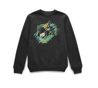 Transformers Official Bumble Bee Glitch Sweatshirt - Black | Size: Medium Transformers Black M