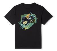 Transformers Official Bumble Bee Glitch T-Shirt - Black | Size: Medium Transformers Black M