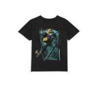 Transformers Official Bumblebee Tech Kids' T-Shirt - 11-12 Years in Black | Size: YXL Transformers Black YXL
