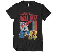 Transformers Officially Licensed Autobots - Roll Out Mens T-Shirt (Black), Small