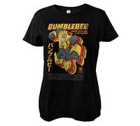 Transformers Officially Licensed Bumblebee - Every Hero Has A Beginning Women T-Shirt (Black), Medium