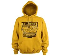 Transformers Officially Licensed Bumblebee Garage Hoodie (Gold), Medium