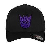 Transformers Officially Licensed Decepticon 3D Patch Flexfit Baseball Cap