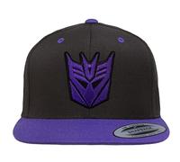 Transformers Officially Licensed Decepticon 3D Patch Premium Snapback Cap
