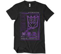 Transformers Officially Licensed Decepticon Original Generation Mens T-Shirt (Black), XX-Large