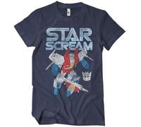 Transformers Officially Licensed Optimus Prime of 1984 Mens T-Shirt (Navy), Large