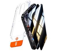 Transformers Officially Licensed Privacy Screen Protector for [iPhone 15 Plus], 28° Anti-Spy 9H Tempered Glass with Auto-Alignment Installation Tool, Shatterproof, Anti-Fingerprint Shield[2 Pack]
