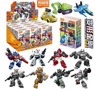 Transformers One Building Blocks Blokees Optimus Prime Bumblebee Megatron Action Toy Figurine Kids Collections Gift GV02 Shine 6pcs
