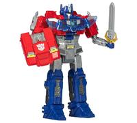 Transformers One Movie Power Flip Optimus Prime (Orion Pax) Converting Action Figure, 4 Modes, 10-inch Interactive Electronic Toy, Lights & Sounds, 6+