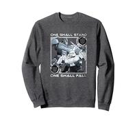 TRANSFORMERS ONE Optimus Megatron Clash Sweatshirt, Adult Unisex, Dark Heather Grey, XX-Large