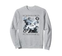 TRANSFORMERS ONE Optimus Megatron Clash Sweatshirt, Adult Unisex, Heather Grey, Small