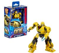 Transformers : One Prime Changer Bumblebee (B-127) 5-Inch Robot Action Figure, Interactive Toys for Boys and Girls Ages 6 and Up