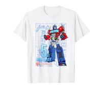 Transformers Optimus Prime 5th Birthday T-Shirt, Men, White, 5X-Large