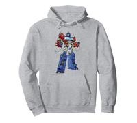 Transformers Optimus Prime Christmas Lights Wrap Pullover Hoodie